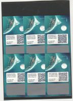 1. Ausgabe Crypto Stamp Kat. 3`605.- und 53.40 Frankaturgül.